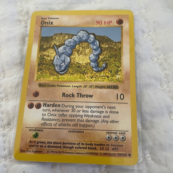 Games Onix Shadowless Pokemon Card Near Mint Condition Poshmark Games Onix Shadowless Pokemon Card Near Mint Condition Poshmark